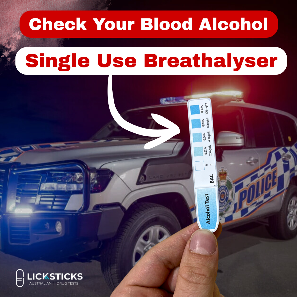 Single-Use Breathalyser for Blood Alcohol Check