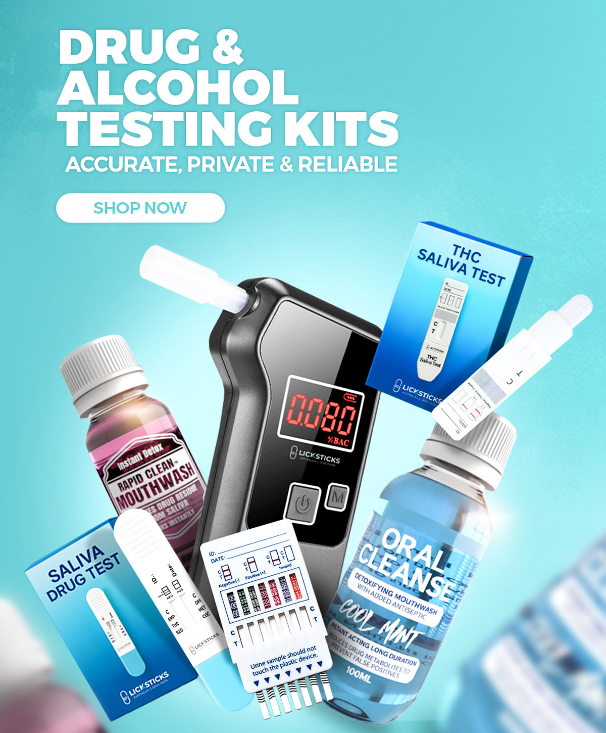 LickSticks | Buy Drug and Alcohol Testing Kits Online in AU